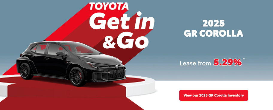 St-Hubert Toyota Get In & Go 2025 GR Corolla October