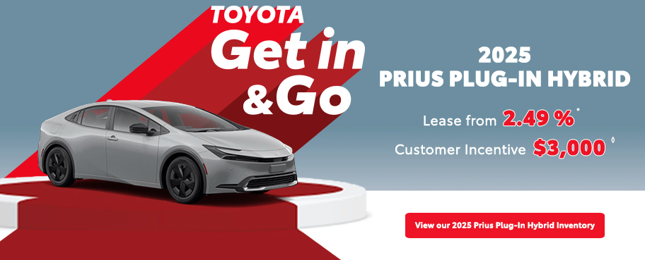 St-Hubert Toyota Get In & Go 2025 Prius Plug-In Hybrid October