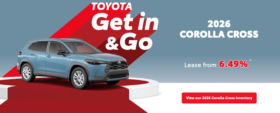 St-Hubert Toyota Get In & Go 2026 Corolla Cross October