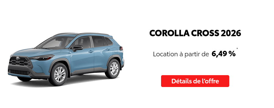 St-Hubert Toyota Événement Repartez En Toyota Octobre 2025 Corolla Cross 2026