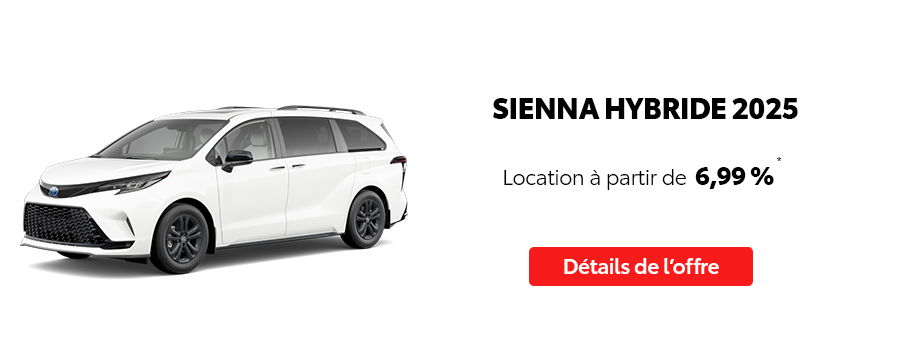 St-Hubert Toyota Événement Repartez En Toyota Octobre 2025 Sienna Hybride
