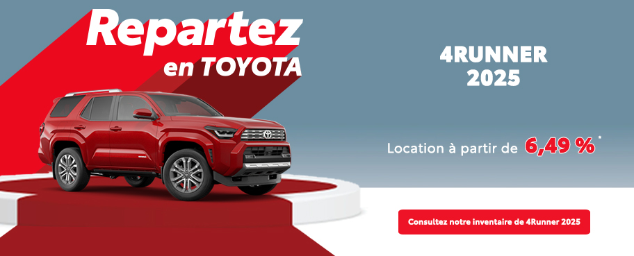 St-Hubert Toyota Repartez En Toyota 4Runner 2025 Octobre