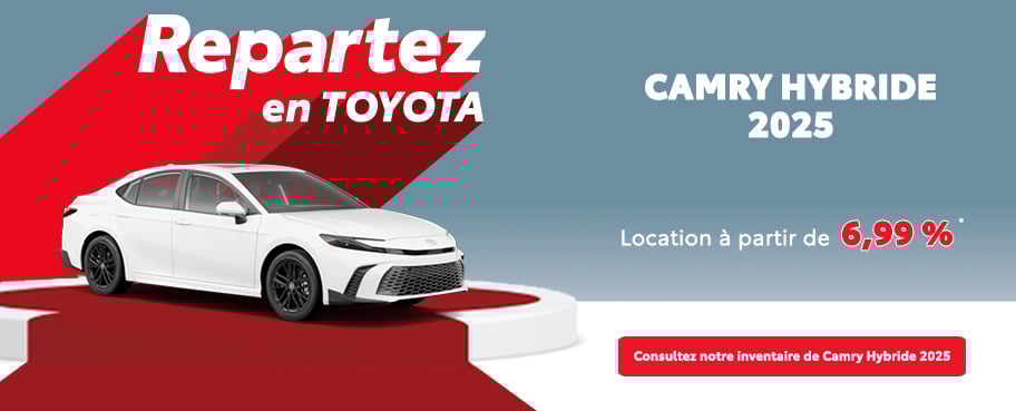 St-Hubert Toyota Repartez En Toyota Camry Hybride 2025 Octobre