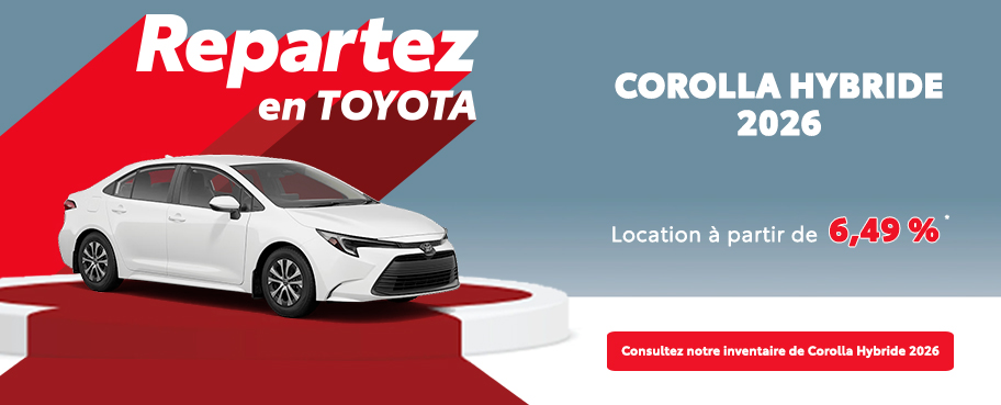 St-Hubert Toyota Repartez En Toyota Corolla Hybride 202 Octobre