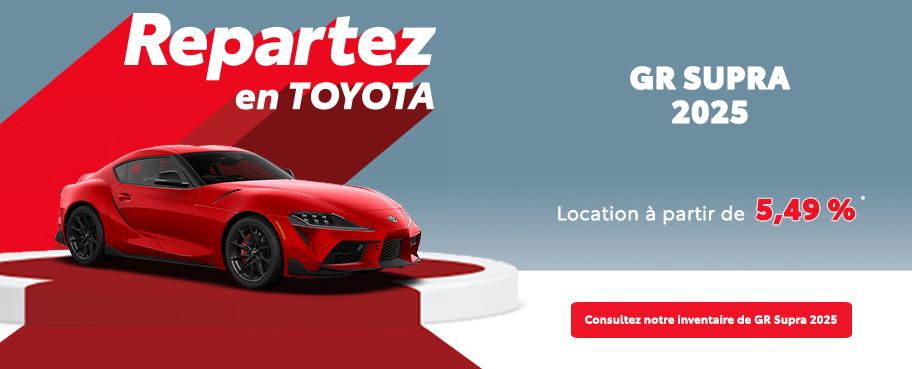 St-Hubert Toyota Repartez En Toyota GR Supra 2025 Octobre