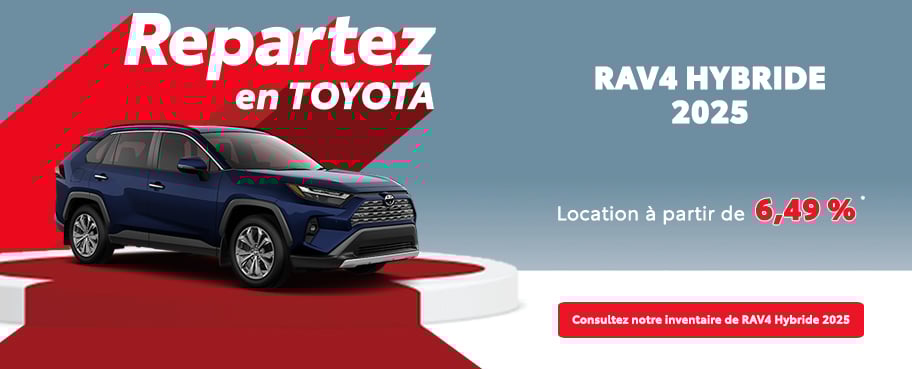 St-Hubert Toyota Repartez En Toyota RAV4 Hybride 2025 Octobre