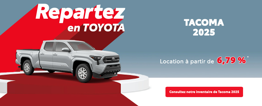 St-Hubert Toyota Repartez En Toyota Tacoma 2025 Octobre