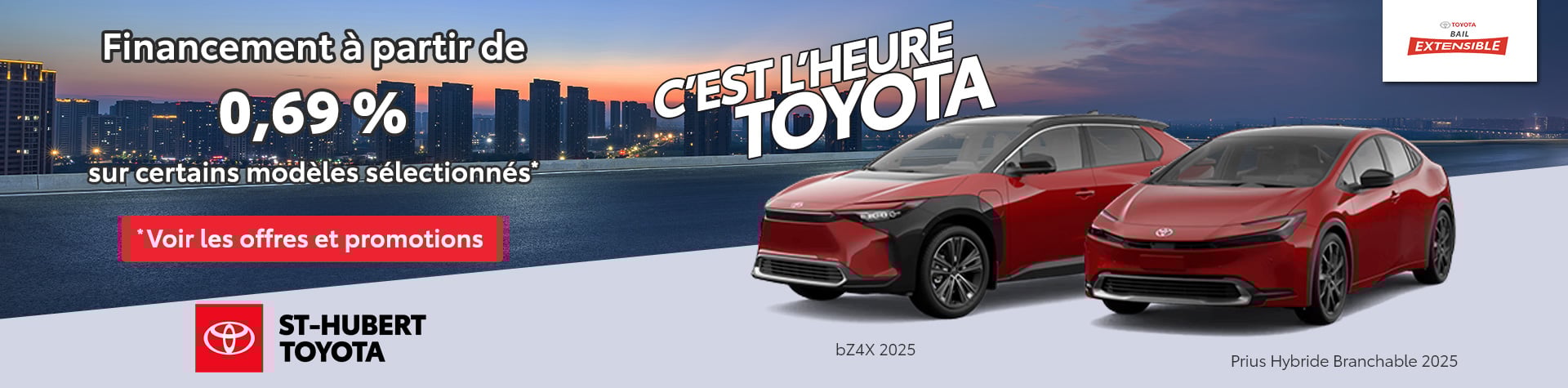 St-Hubert Toyota C'est l'heure Toyota Novembre 2025 Diapositive