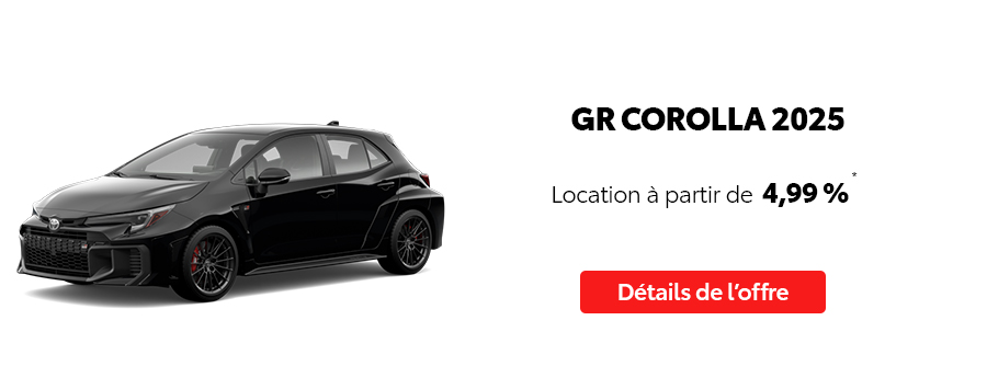 St-Hubert Toyota Événement C'est l'heure Toyota Novembre 2025 GR Corolla