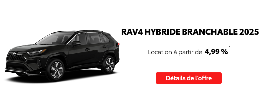 St-Hubert Toyota Événement C'est l'heure Toyota Novembre 2025 RAV4 Hybride Branchable 2025