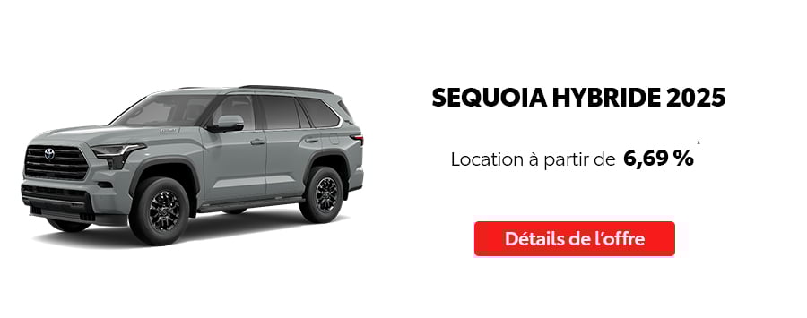 St-Hubert Toyota Événement C'est l'heure Toyota Novembre 2025 Sequoia Hybride