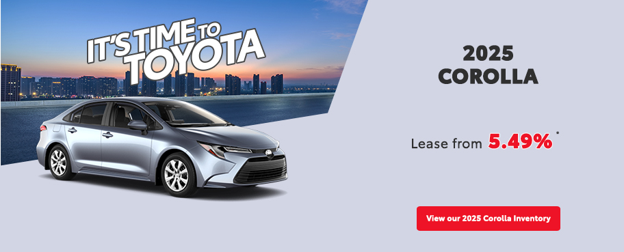 St-Hubert Toyota It's Time To Toyota 2025 Corolla November