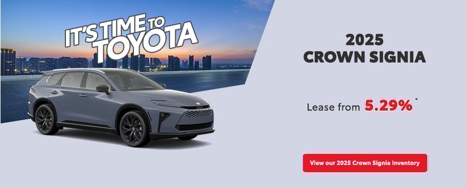 St-Hubert Toyota It's Time To Toyota 2025 Crown Signia November