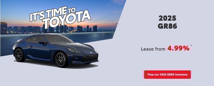 St-Hubert Toyota It's Time To Toyota 2025 GR86 November