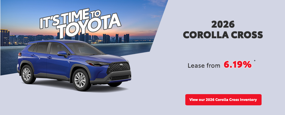 St-Hubert Toyota It's Time To Toyota 2026 Corolla Cross November