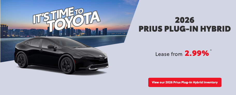 St-Hubert Toyota It's Time To Toyota 2026 Prius Plug-In Hybrid November