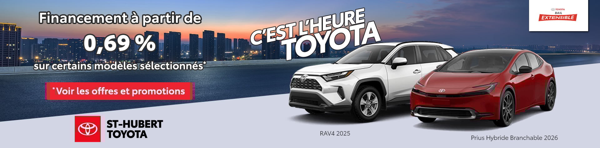 St-Hubert Toyota Heure Toyota Décembre 2025 Diapositive