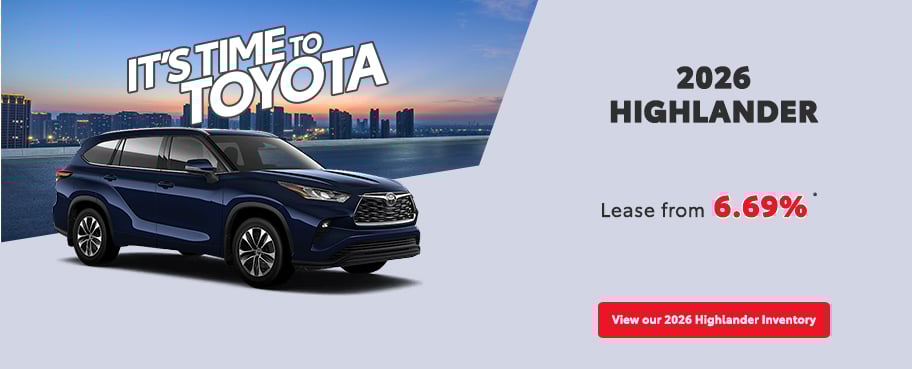 St-Hubert Toyota It's Time To Toyota 2026 Highlander December