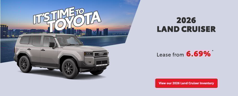 St-Hubert Toyota It's Time To Toyota 2026 Land Cruiser December
