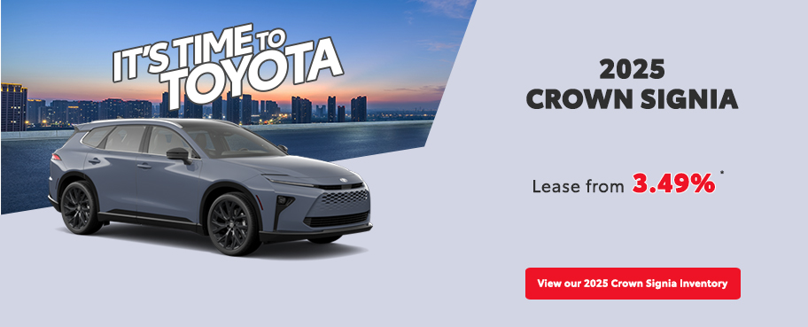 St-Hubert Toyota It's Time To Toyota 2025 Crown Signia January