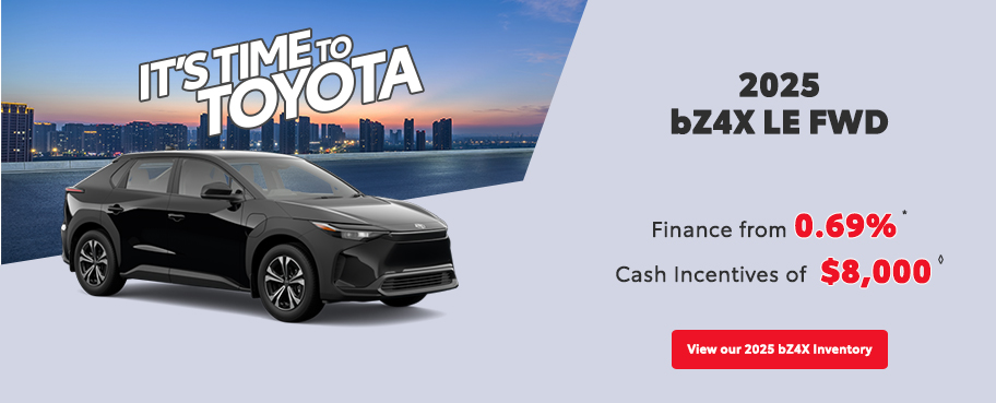 St-Hubert Toyota It's Time To Toyota 2025 bZ4X January