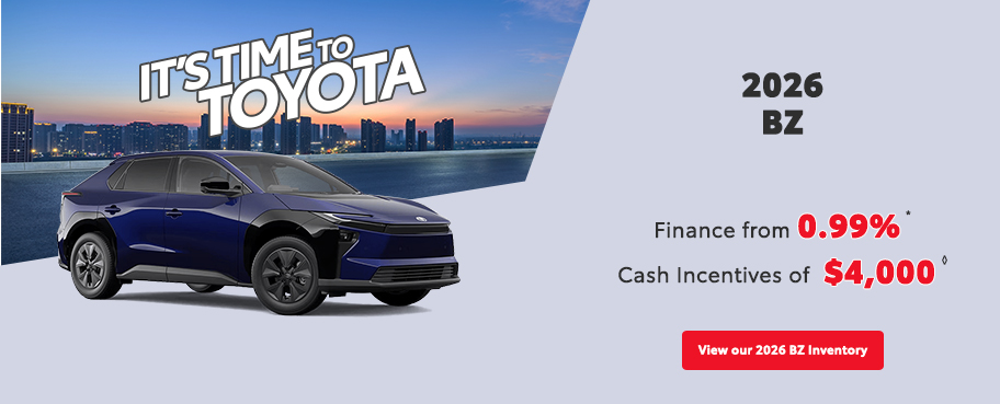 St-Hubert Toyota It's Time To Toyota 2026 bZ January