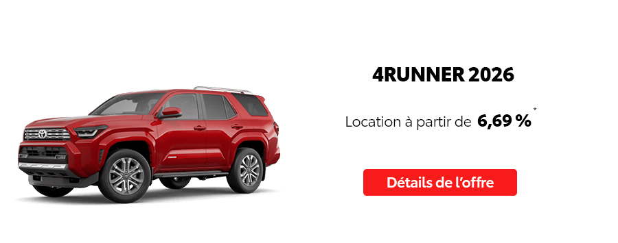St-Hubert Toyota Événement C'est l'heure Toyota Février 2026 4Runner