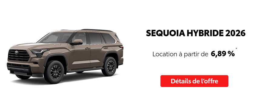 St-Hubert Toyota Événement C'est l'heure Toyota Février 2026 Sequoia Hybride 2026