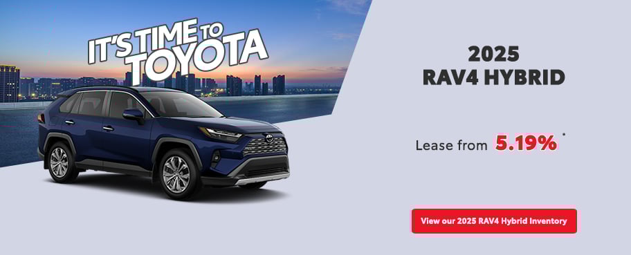 St-Hubert Toyota It's Time To Toyota 2025 RAV4 Hybrid February