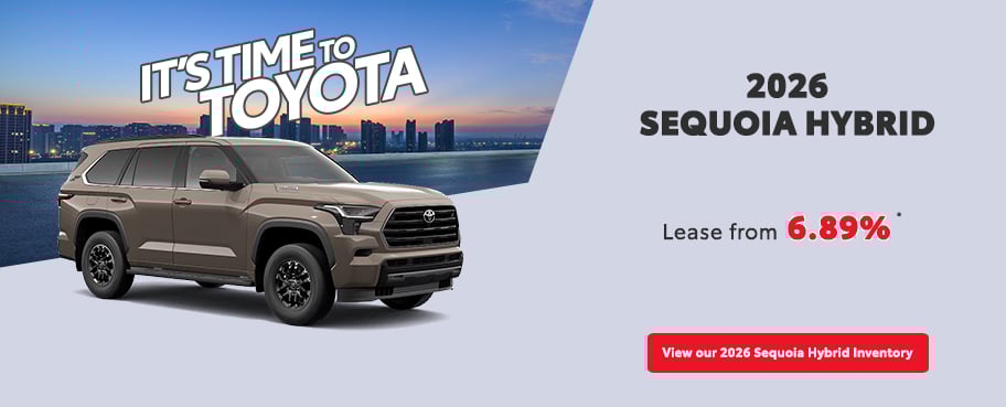St-Hubert Toyota It's Time To Toyota 2026 Sequoia Hybrid February