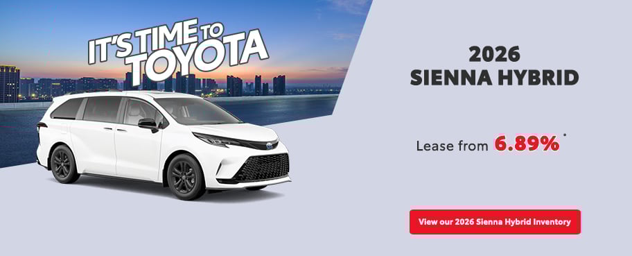 St-Hubert Toyota It's Time To Toyota 2025 Sienna Hybrid February