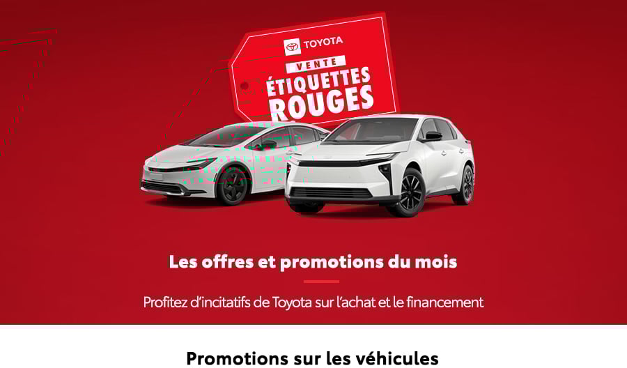 St-Hubert Toyota Vente Étiquettes Rouges Mars 2026