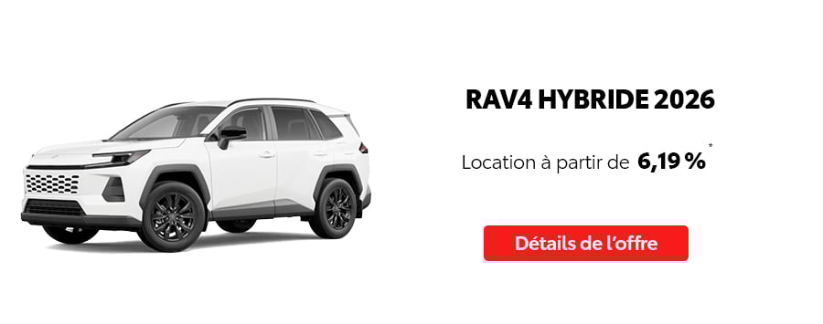 St-Hubert Toyota Vente Étiquettes Rouges Mars 2026 RAV4 Hybride