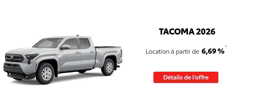 St-Hubert Toyota Vente Étiquettes Rouges Mars 2026 Tacoma