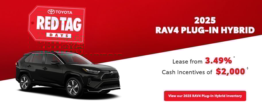 St-Hubert Toyota Red Tag Days 2025 RAV4 Plug-In Hybrid March