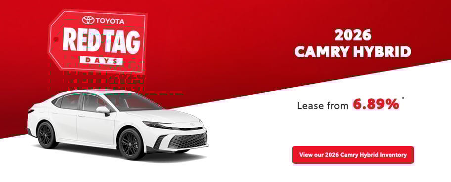 St-Hubert Toyota Red Tag Days 2026 Camry Hybrid March