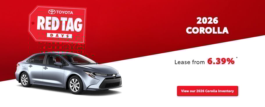 St-Hubert Toyota Red Tag Days 2026 Corolla March