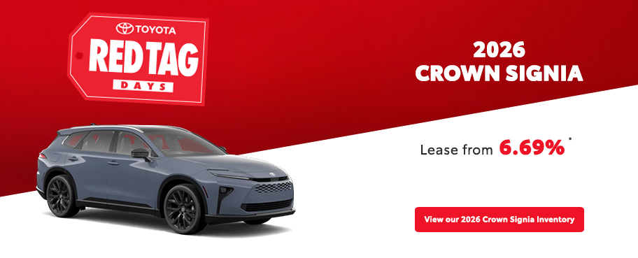 St-Hubert Toyota Red Tag Days 2026 Crown Signia March