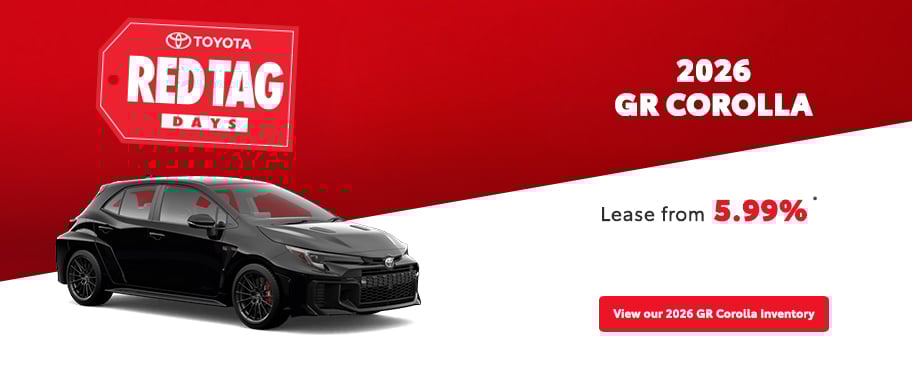St-Hubert Toyota Red Tag Days 2026 GR Corolla March