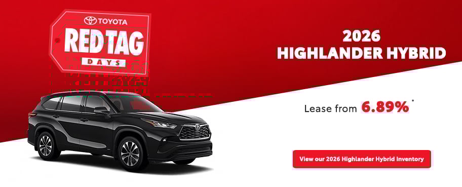 St-Hubert Toyota Red Tag Days 2026 Highlander Hybrid March
