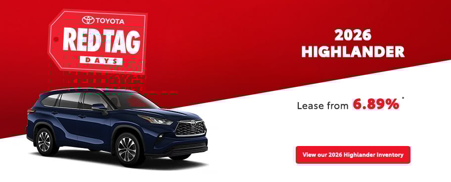 St-Hubert Toyota Red Tag Days 2026 Highlander March