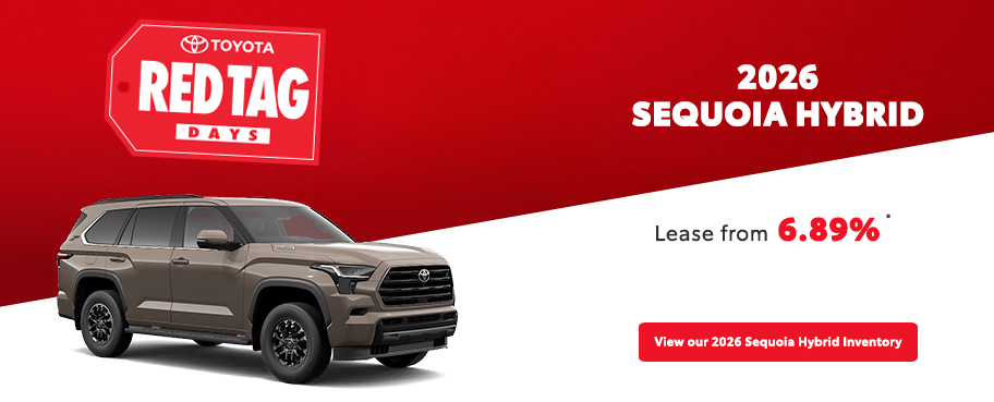St-Hubert Toyota Red Tag Days 2026 Sequoia Hybrid March