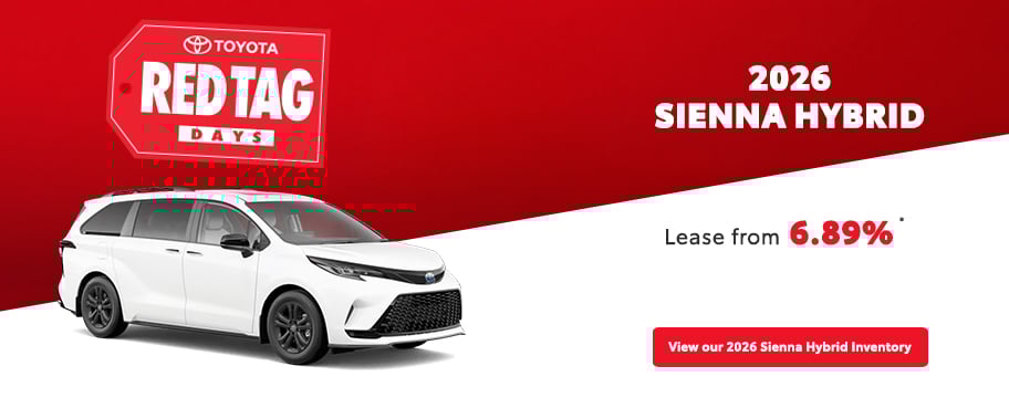 St-Hubert Toyota Red Tag Days 2026 Sienna Hybrid March