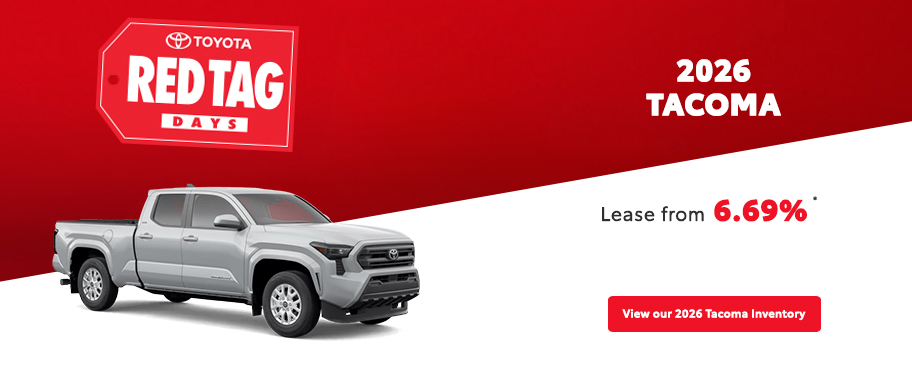 St-Hubert Toyota Red Tag Days 2026 Tacoma March